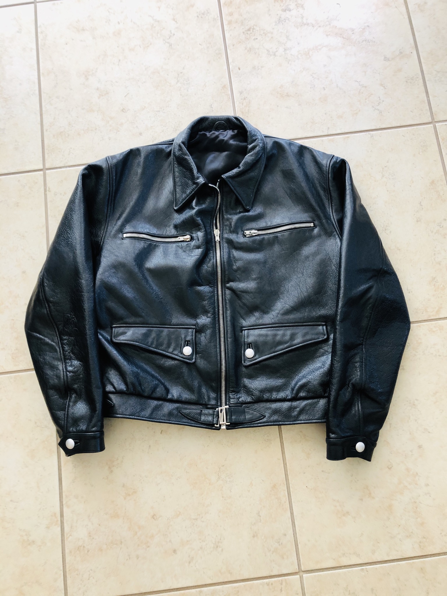 French cyclist jacket (or Hartmann) the 2nd. | Vintage Leather Jackets ...