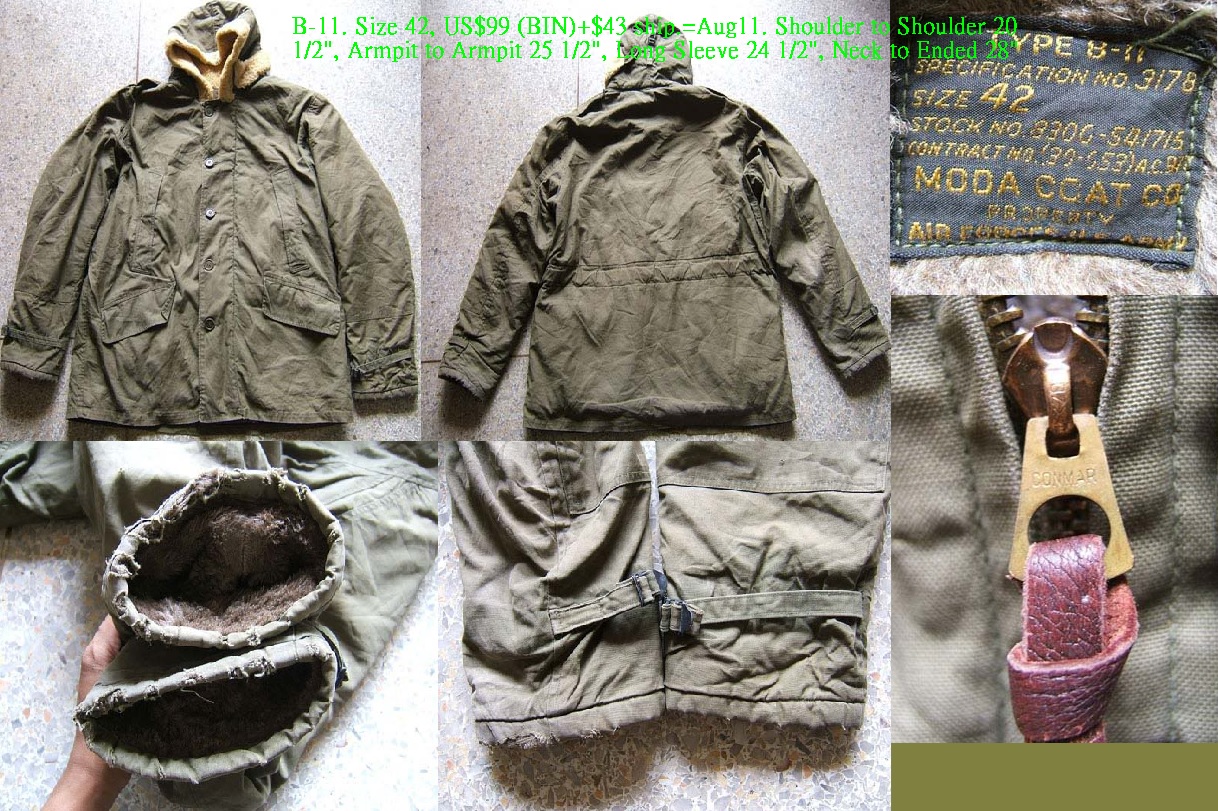 B-11 parka, jacket identification, help pls. | Vintage Leather