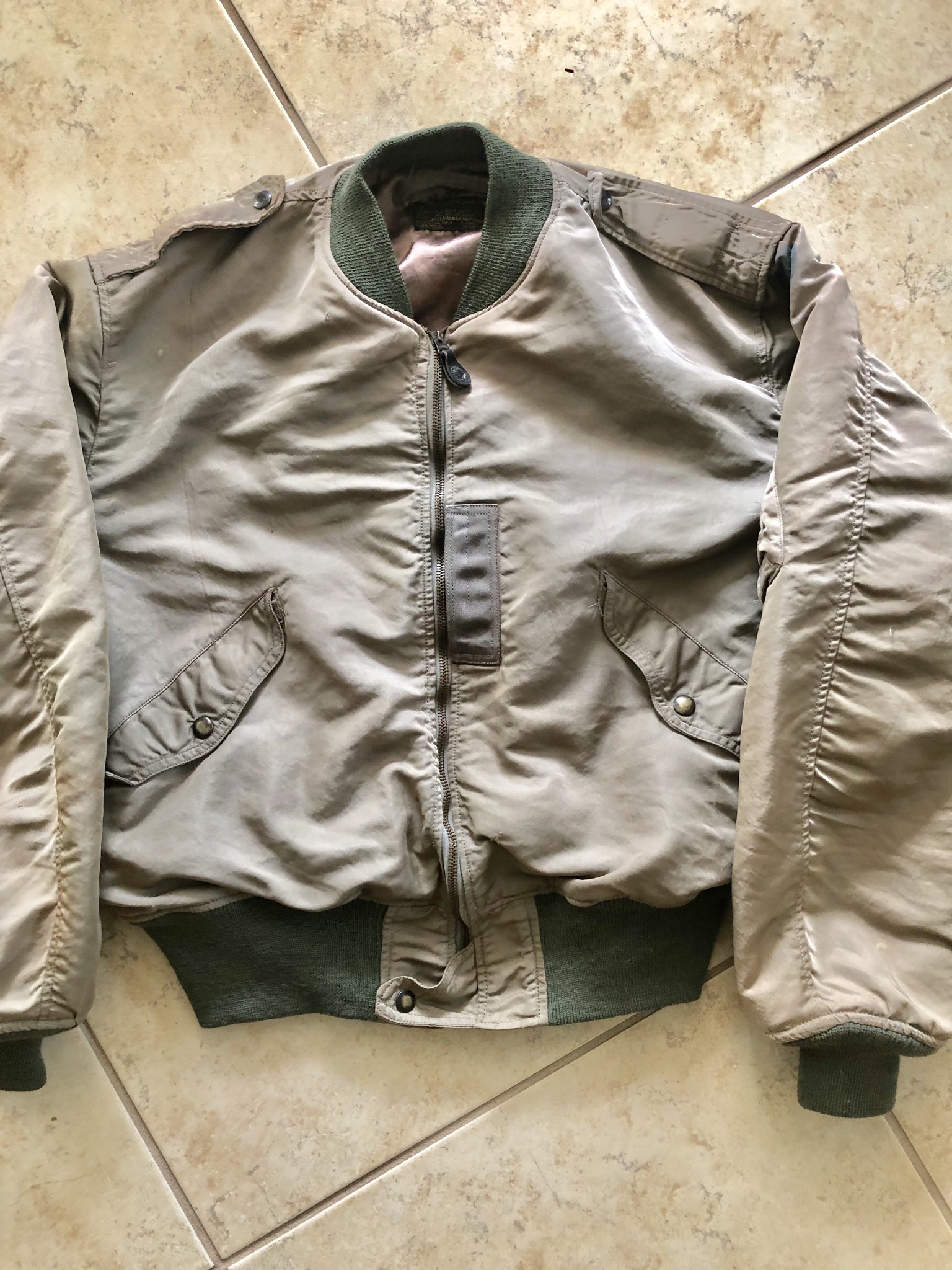 Original Skyline Clothing L-2B “Light Zone” Jacket | Vintage Leather ...