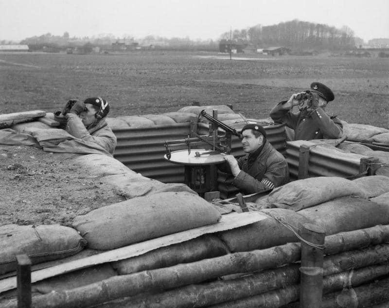 An Observer Corps post in action during the Battle of Britain, 1940. IWM caption and photo.jpg