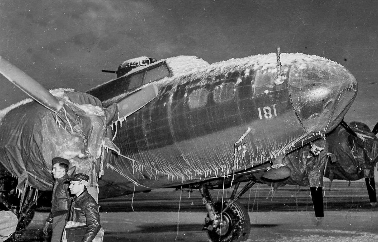 B-17 that has frozen over near the Great Falls in Montana, 1943..jpg