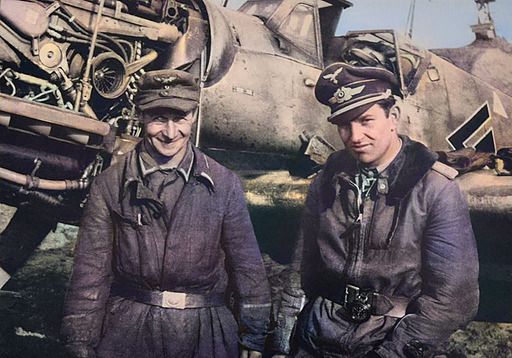 BF 109 Pilot wearing  kanaljacke.jpg