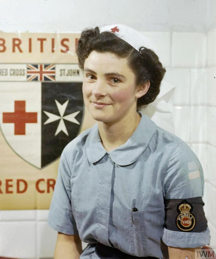 British Nurse Diana Hotham of the Voluntary Aid Detachment (VAD) in Italy - October 12, 1944 I...jpg