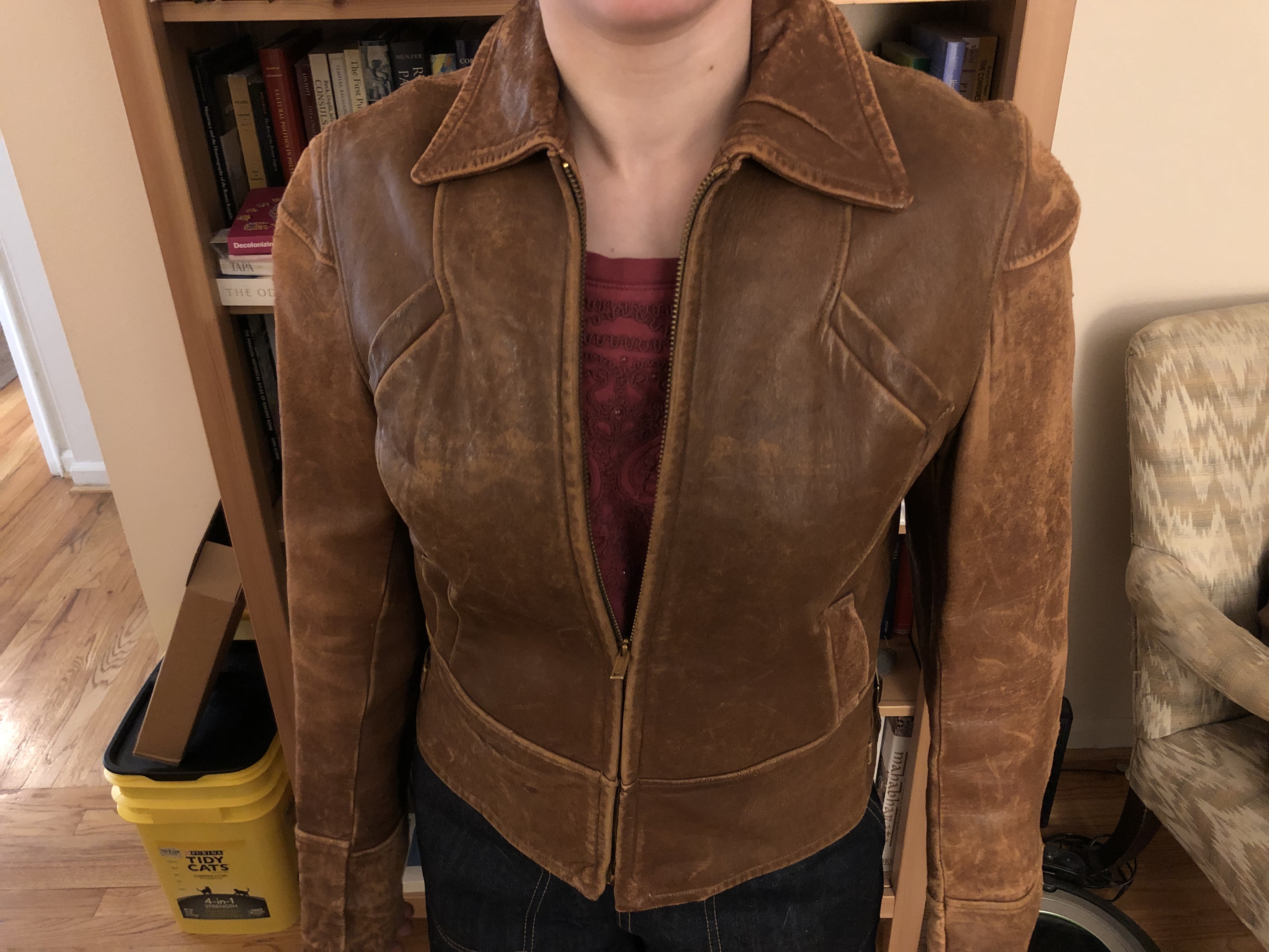 Levis LVC Womens 1930s Leather Jacket Size Small 