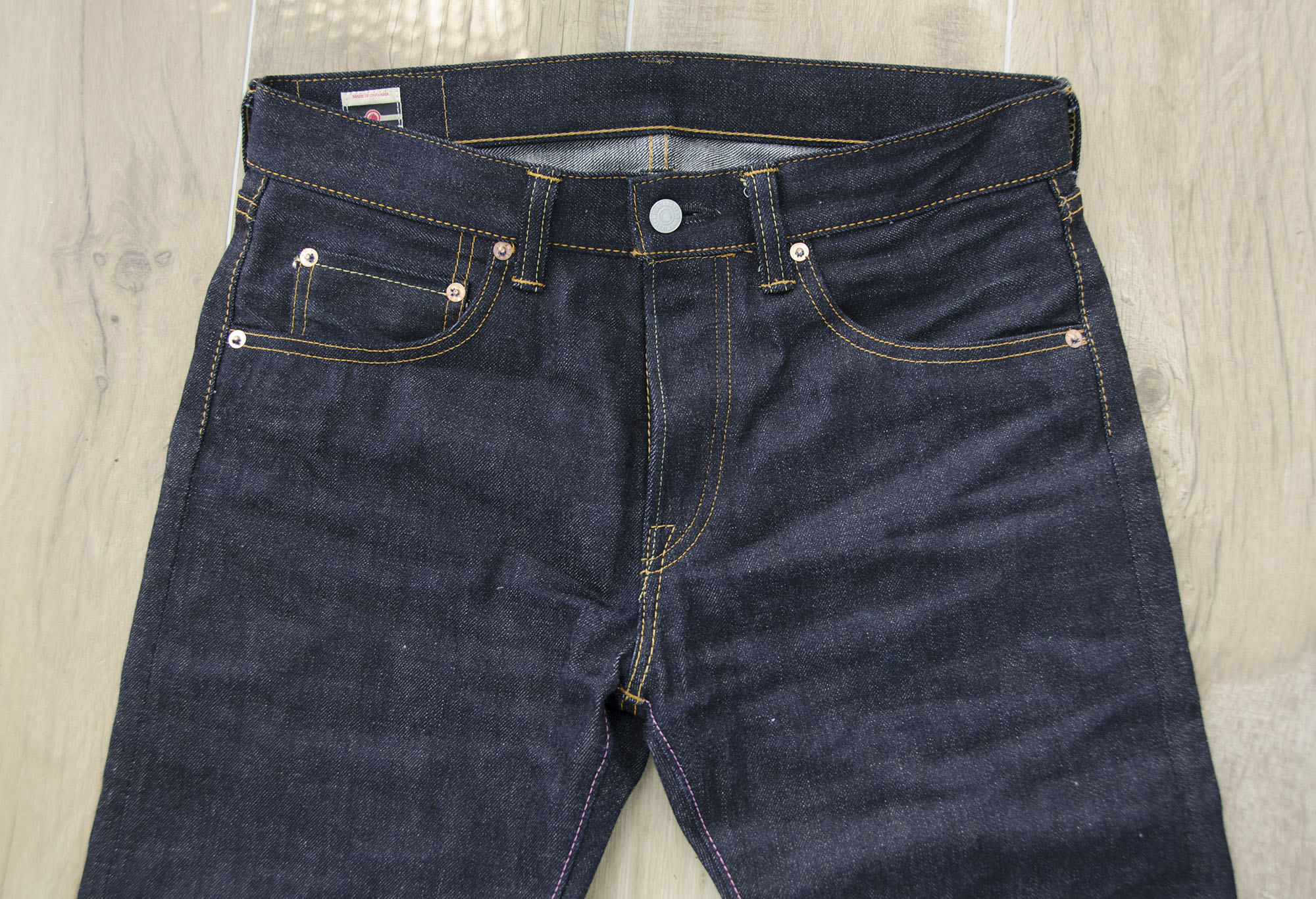 My first selvedge denim : Momotaro Jeans 0306-12SP | Vintage Leather ...