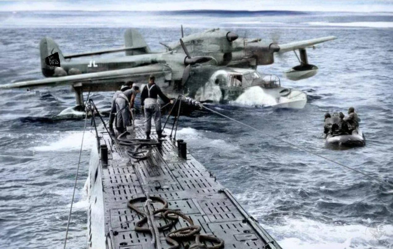 German BV 138 flying boat rendezvous with a Kriegsmarine submarine,.jpg