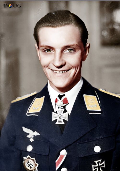 Hans Joachim Marseille. The Star of Africa. 158 kills against the British. Killed in a acciden...jpg