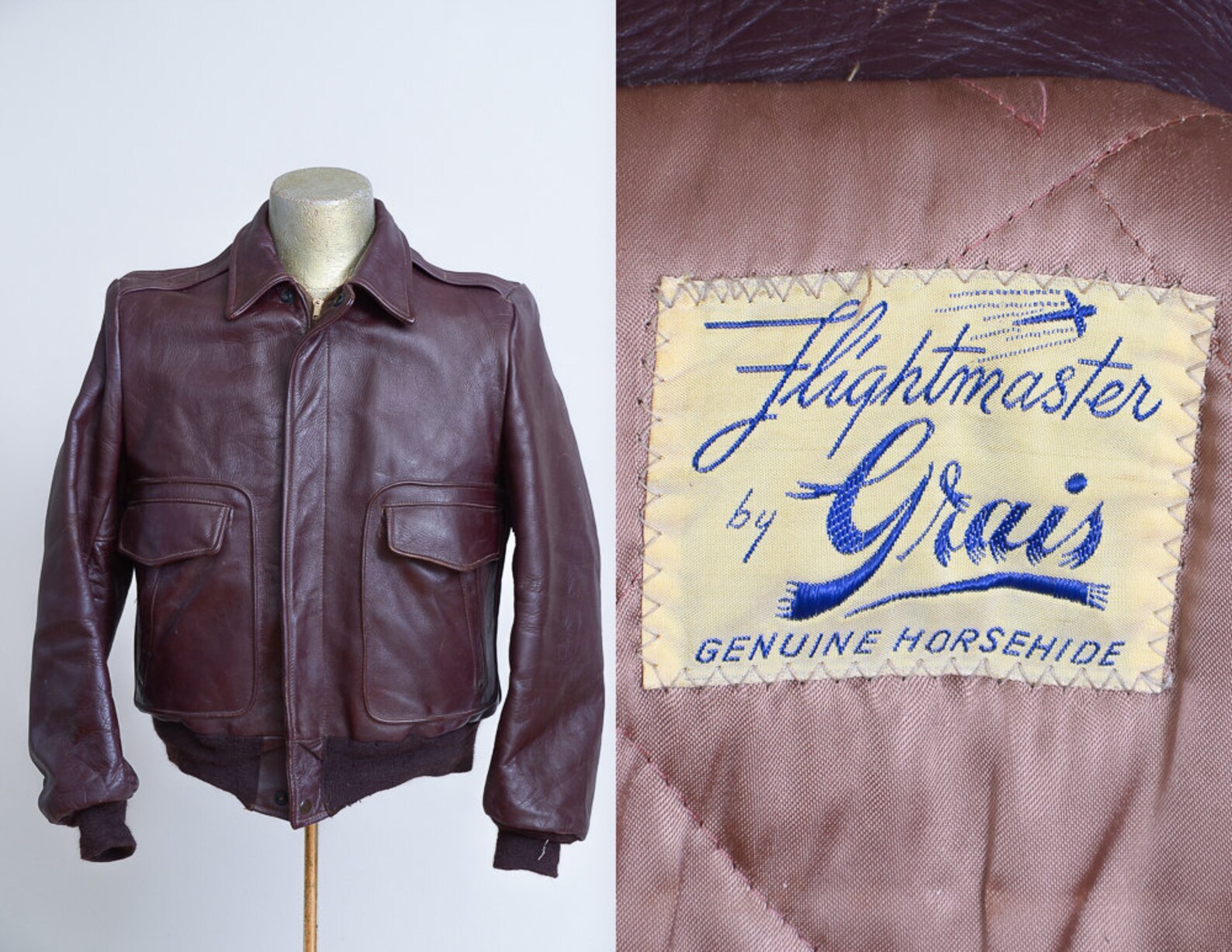 Grais leather jacket best sale