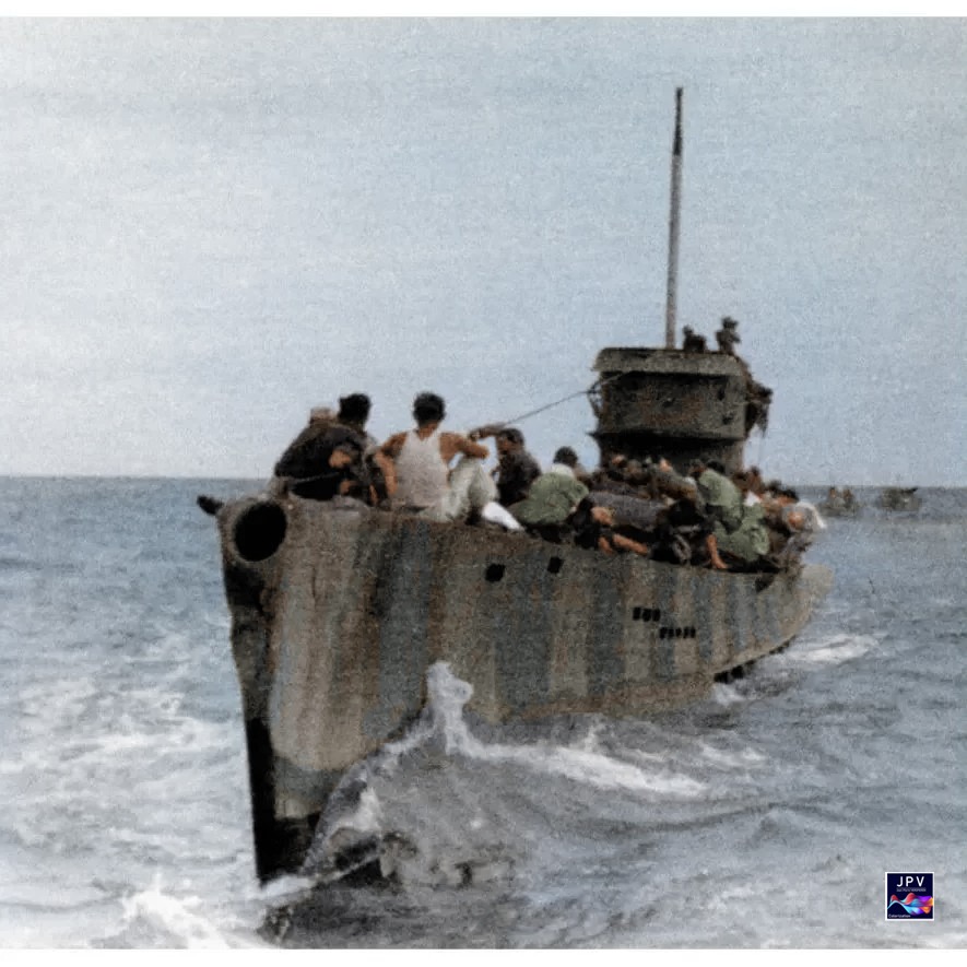 Type IXC U-68 on a rescue mission after the sinking of Raider Atlsntis. Due to lack of space, ...jpg