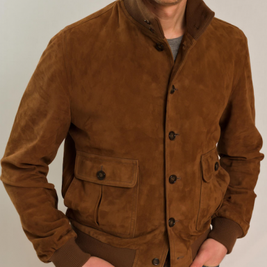 valstarino suede bomber jacket